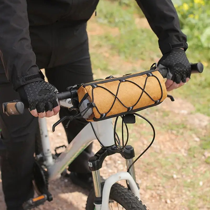 Borsa da manubrio per bicicletta 2L borsa da bici multifunzionale impermeabile di grande capacità per tracolla/vita/telaio