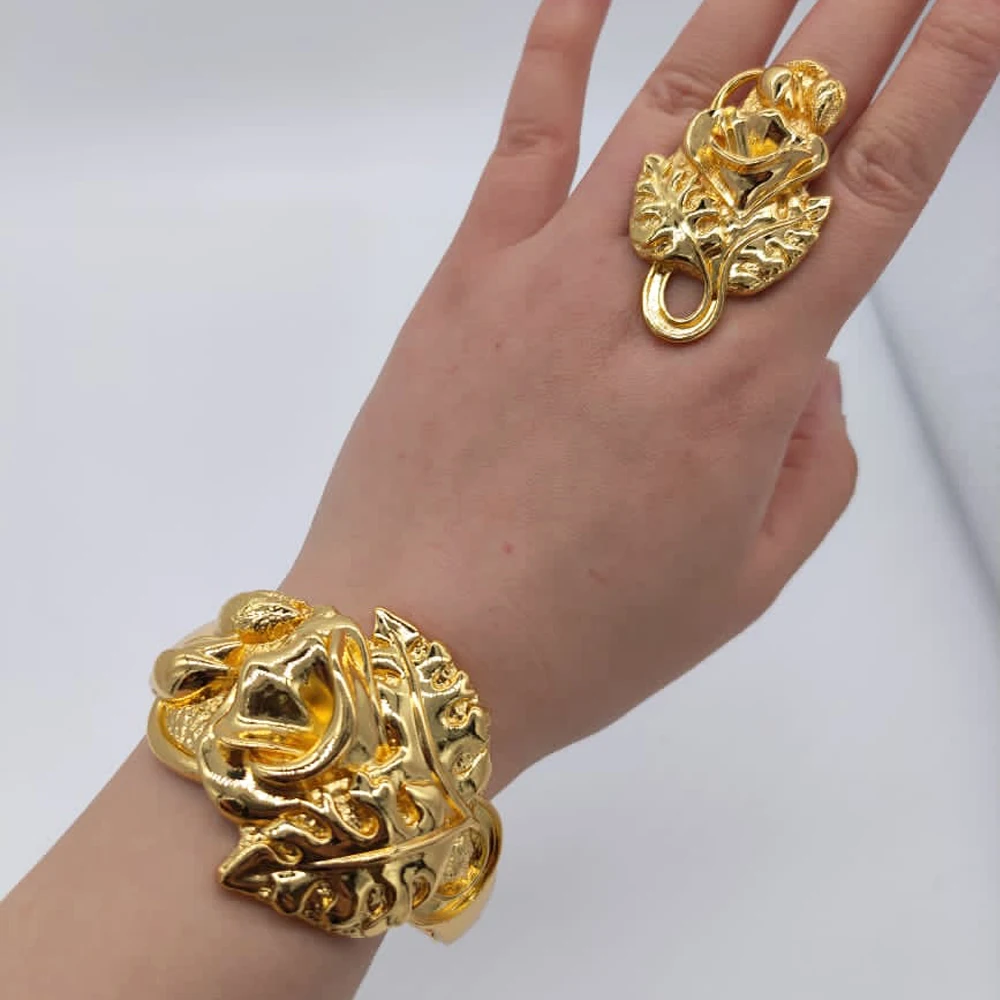 Dubai-Farbarmreifen für Frauen, 15-Stil, afrikanische neue Mode-Armbänder, Charme, Hochzeit, äthiopisch, arabische Hand, Luxus-Schmuck – Detail 8