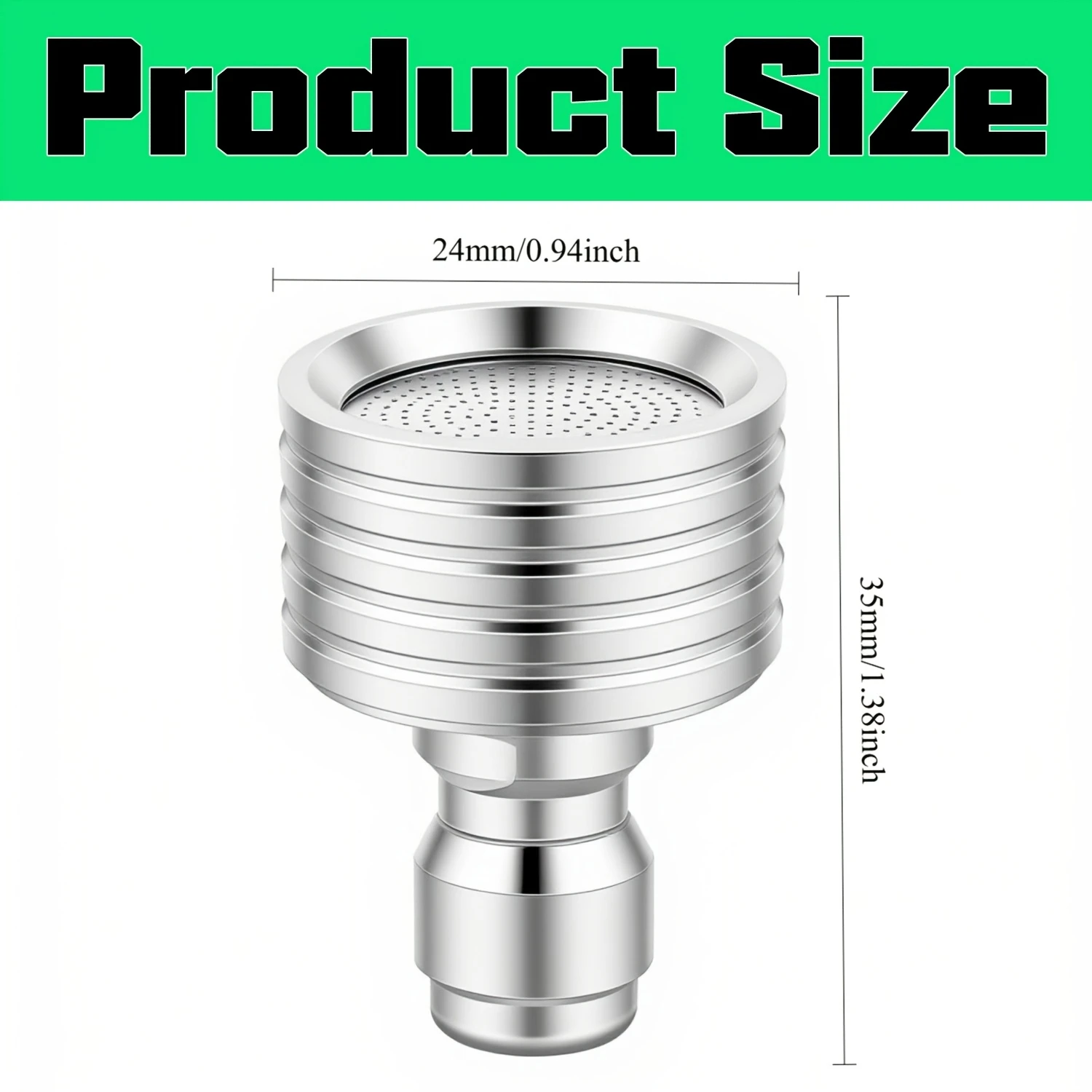 1/4 Quick Connect Car Washing Nozzle High Pressure Stainless Steel Shower Blades Universal Small Car Wash Accessories