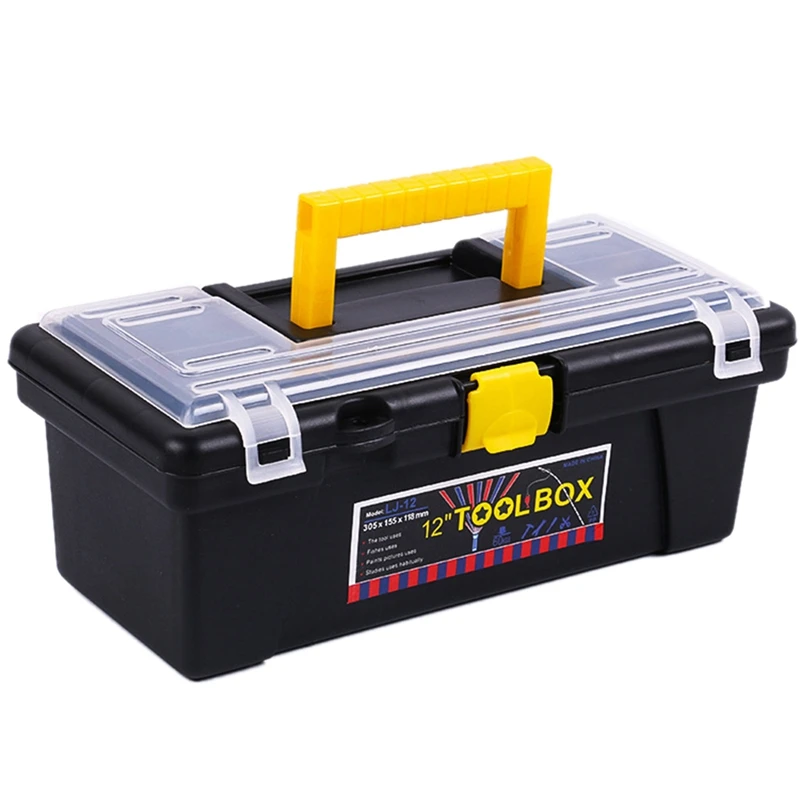 

Double Layer Tool Box Household Organizer For Tools Multifunctional Instrument Parts Hardware Tool Storage Box