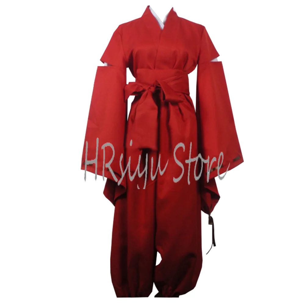 

Women's CosplayCostume Kikyou red Samurai uniform kimono suit for Halloween Party Costume