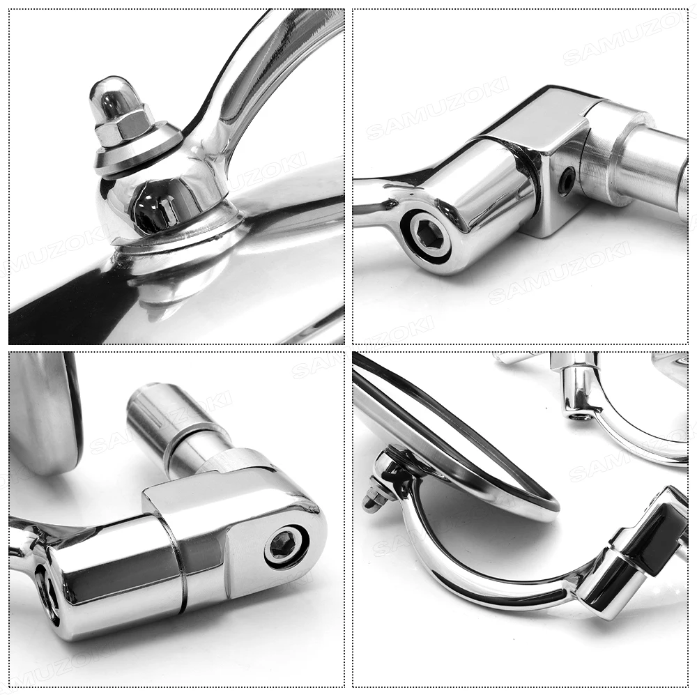 Motorcycle Chrome Aluminum 7/8\