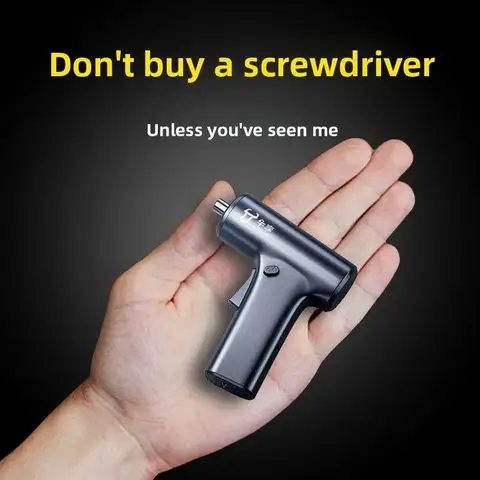 New Rechargeable Electric Screwdriver - High Torque Mini Cordless Adjustable Torque Home Handheld Tool