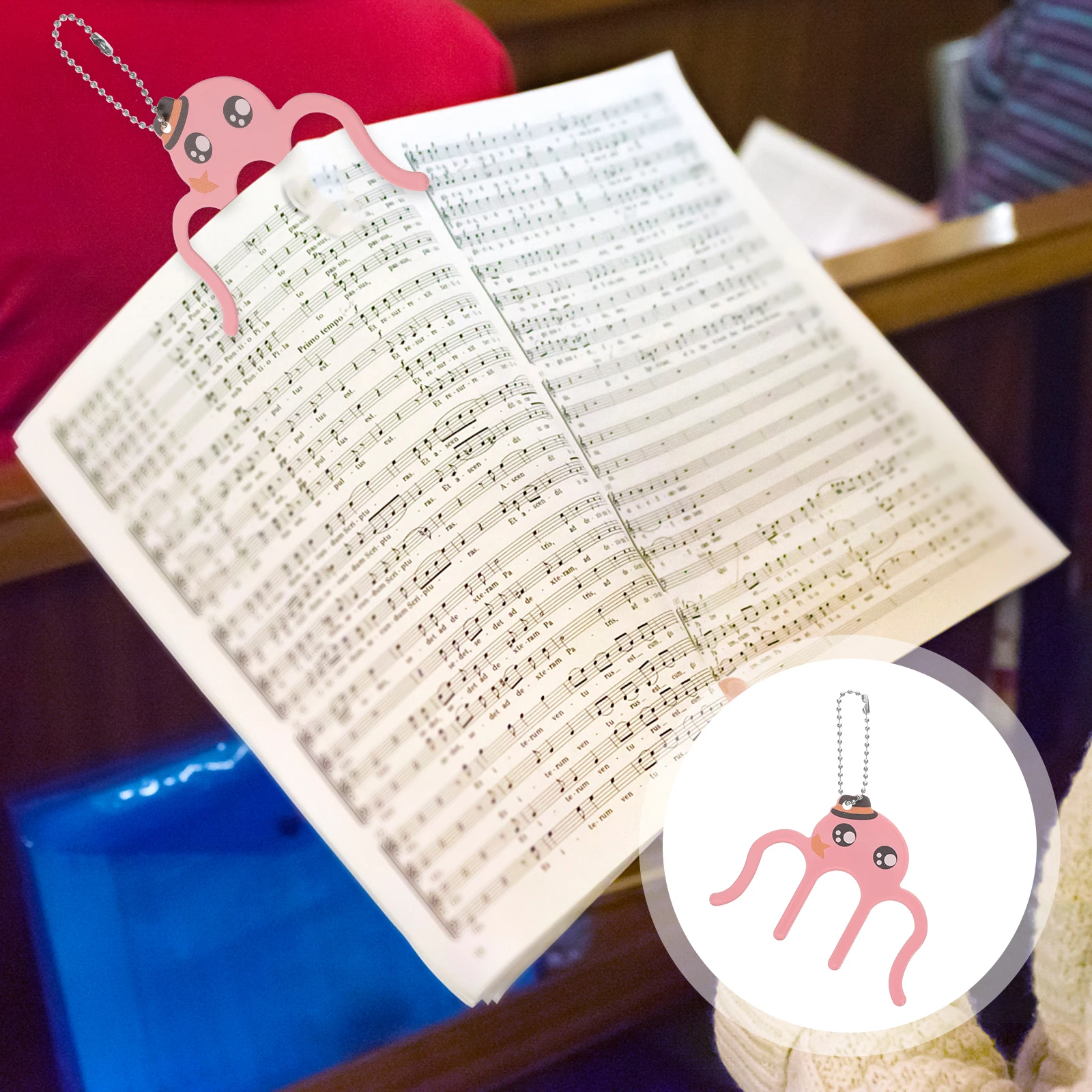 

Premium Metal Music Sheet Clip Piano Score Holder Durable Book Page Holder For Sheet Music Book Magazine Smooth Surface Long