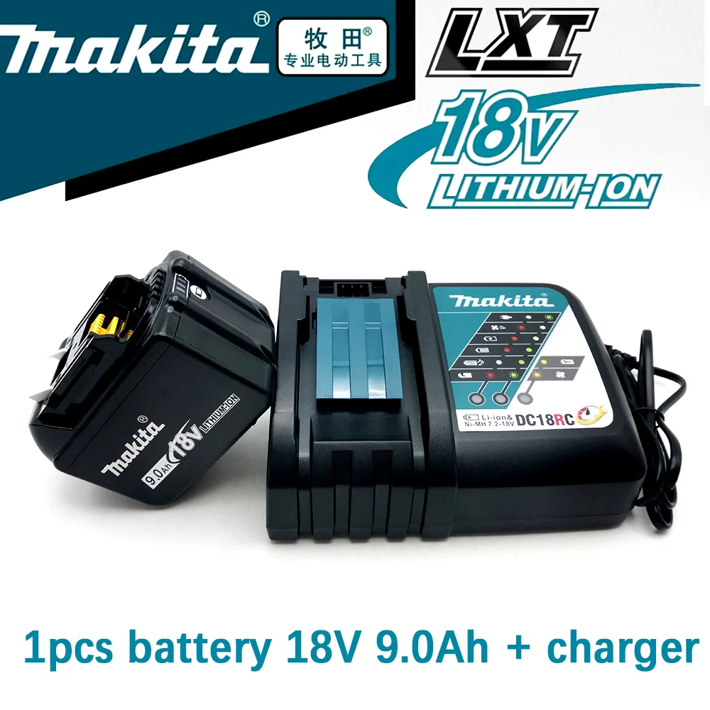 

BL1860 rechargeable battery, the latest upgraded 18V 9.0Ah lithium battery from Makita, used for Makita power tool BL1840 LXT400