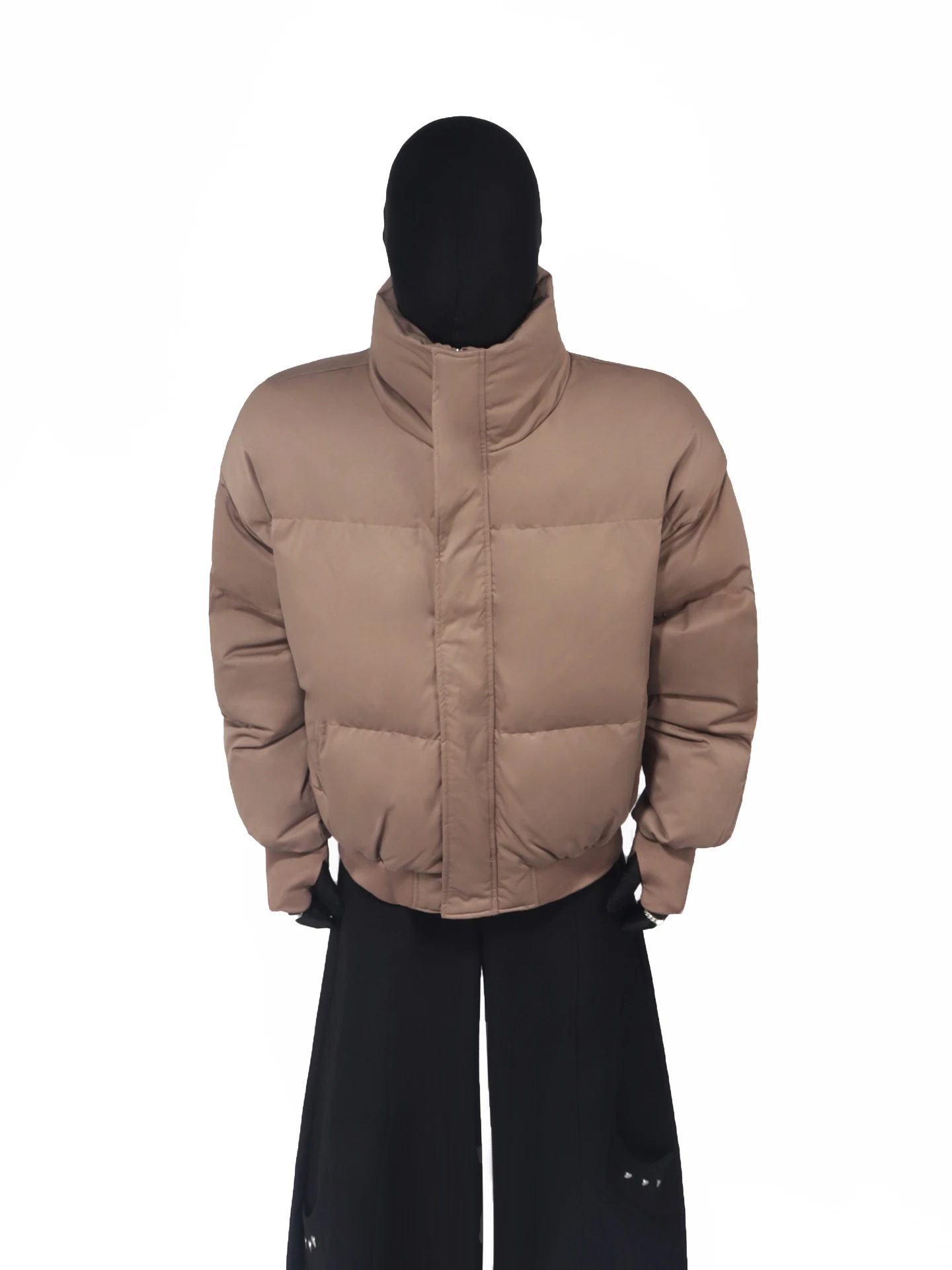 سترات باركاس بتصميم جديد لخريف 2025 مكونة من قطعتين وسيم بلون سادة وياقة ثابتة معاطف رجالية عصرية #6