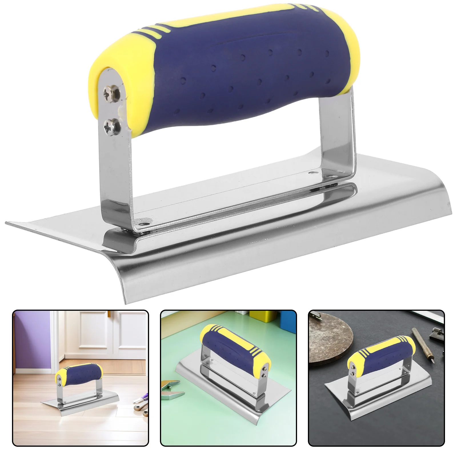 

Stainless Steel Drywall Corner Trowel Professional Hand Masonry Finishing Tool for Plaster Coating Wall Repair Concrete Edger