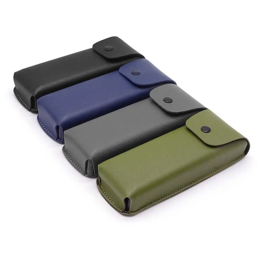 Case PU Leather Eyewear Bag Eyewear Protector Containers Eyeglass Box Spectacle Case Waistpack Glasses Box Sunglasses Case