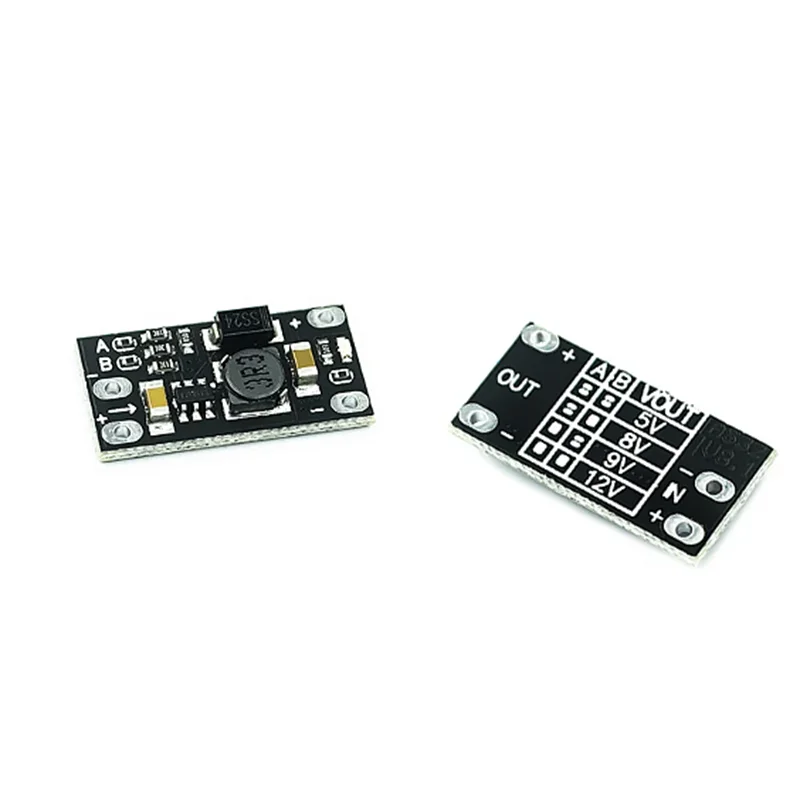 1 adet Mini DC-DC Boost yükseltmeli dönüştürücü devre kartı modülü 3.7V için 12V voltaj regülatörü PCB kartı devre kartı modülü lityum pil Boost