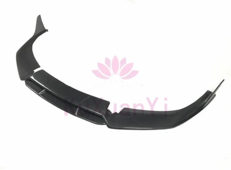 High quality dry carbon fiber front bumper edge for Lamborghini LP580 LP610 body kit