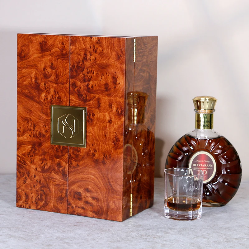 

Luxury Custom Wooden Pine Walnut Bamboo Wine Box Lid Magnetic Closure Single Double OEM ODM Eco Friendly High Grade Storage