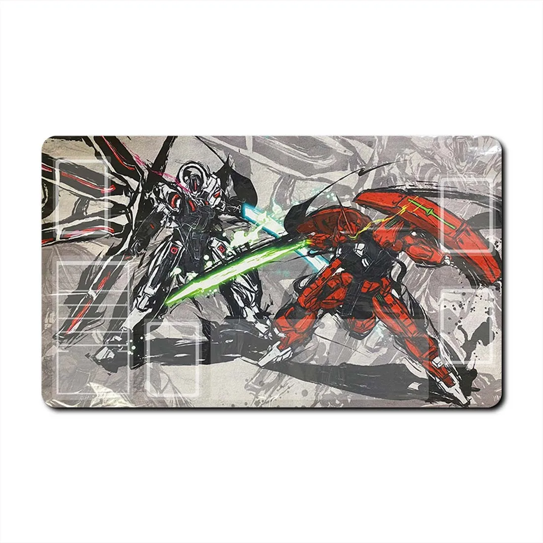 600*350*2mm バンダイアニメガンダムゲームカード GCG DIY プレイ