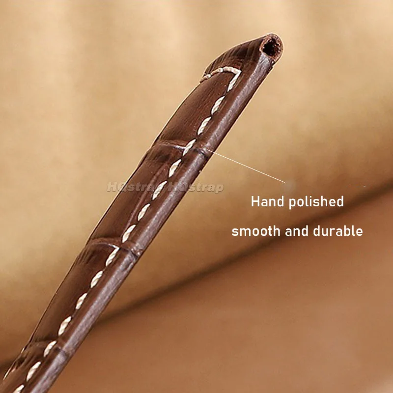 خمر حزام من الجلد 20 مللي متر 22 مللي متر 24 مللي متر 26 مللي متر حزام (استيك) ساعة ل بانيراي ل Seiko لهواوي ساعة GT2/3 سوار معصمه مقاوم للماء