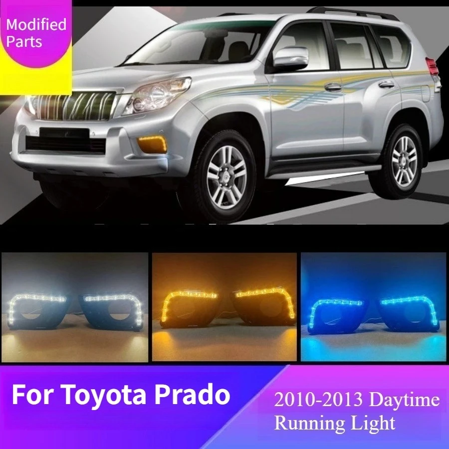 

Дневные ходовые огни с накладками на передние противотуманные фары для Toyota Prado 2010–2013: стабильные, энергосберегающие, высококачественные модифицированные детали