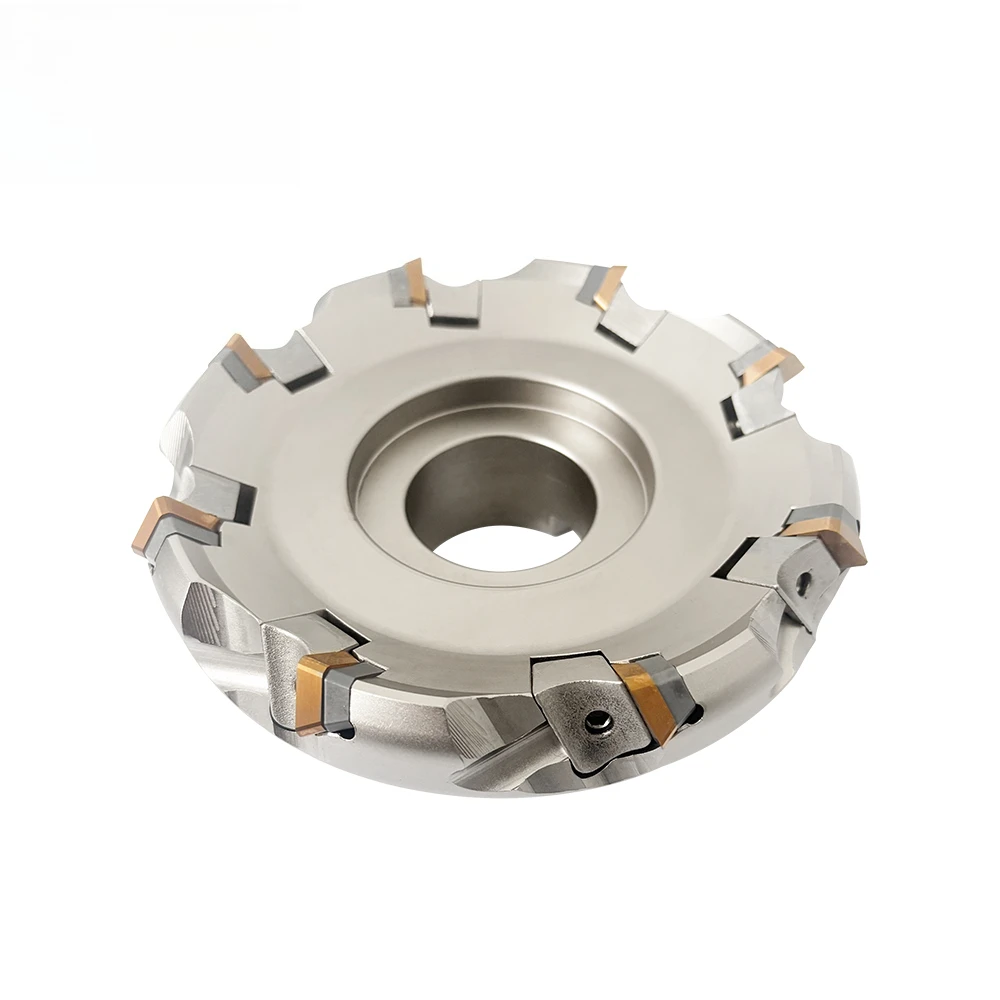 The numerical control flat milling cutter with 45 degree high precision 1504 tool end face cutting milling cutter