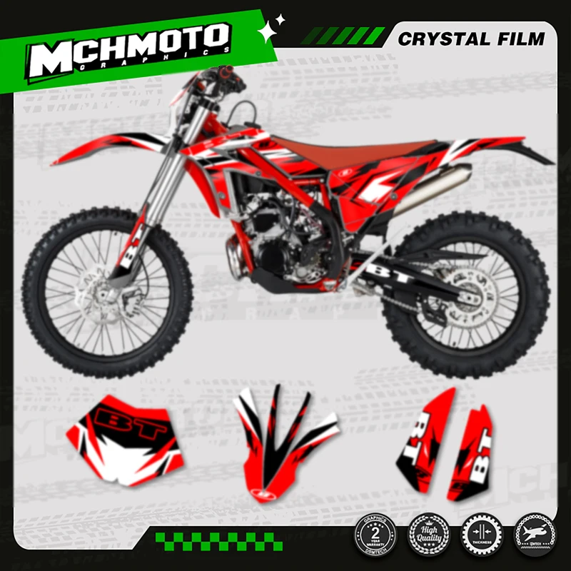 MCHMFG Motorcycle Team Motorcycle Decal Stickers For Beta Xtrainer 2015-2019 2015 2016 2017 2018 2019 250 300 350 -005