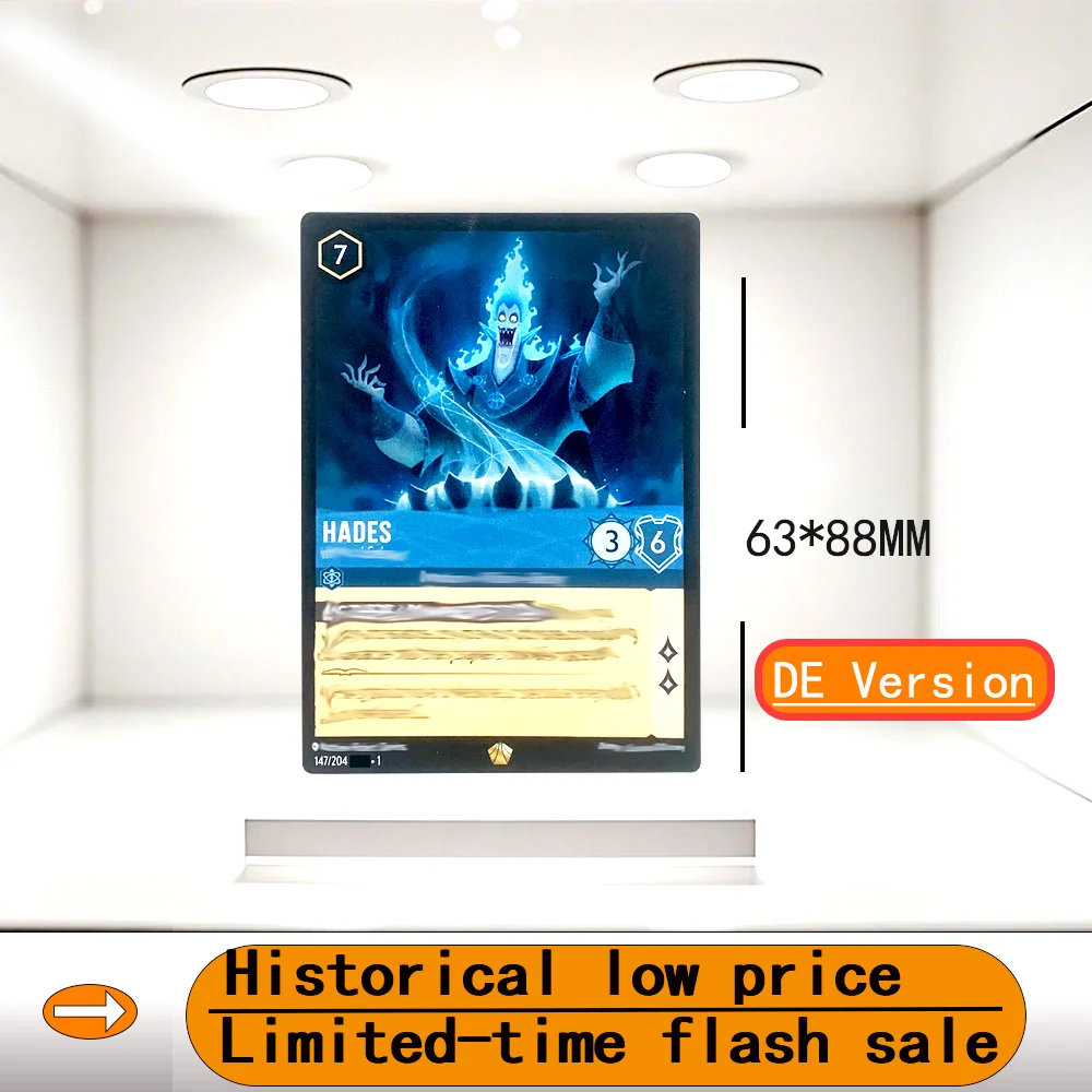 

Версия DE Lorcana Proxy Chapte 1, RAPUNZEL, MALEFICENT, STITCH, MALEFLZ TCG Игровые карты