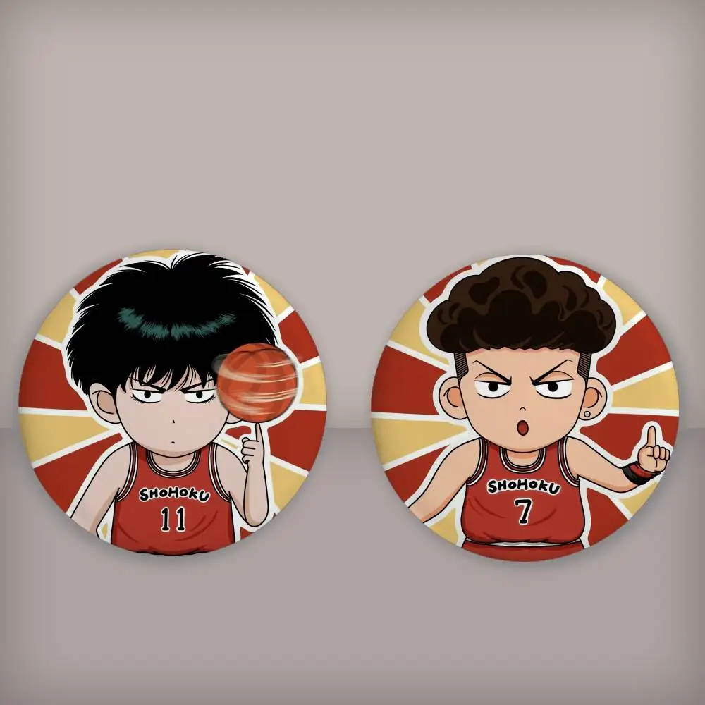 أنيمي سلام دنك شارات صفيح لينة زر دبوس بروش شارة معدنية مخصصة مجوهرات اكسسوارات قبعة حقيبة التلبيب