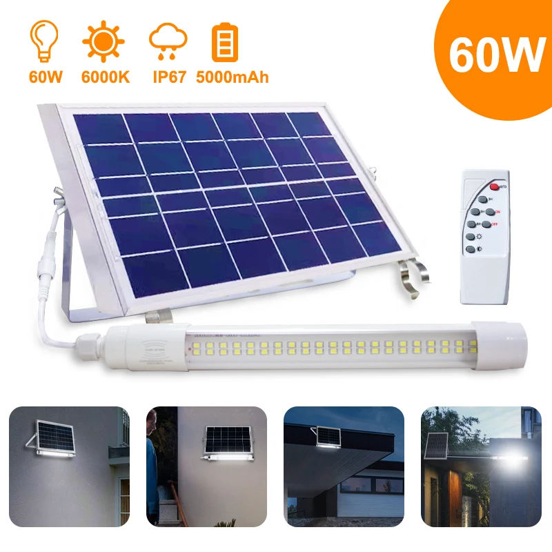 Portable Solar Lights Outdoor Indoor pendangt light with motion sensor waterproof Garden courtyard aisle solar wall light