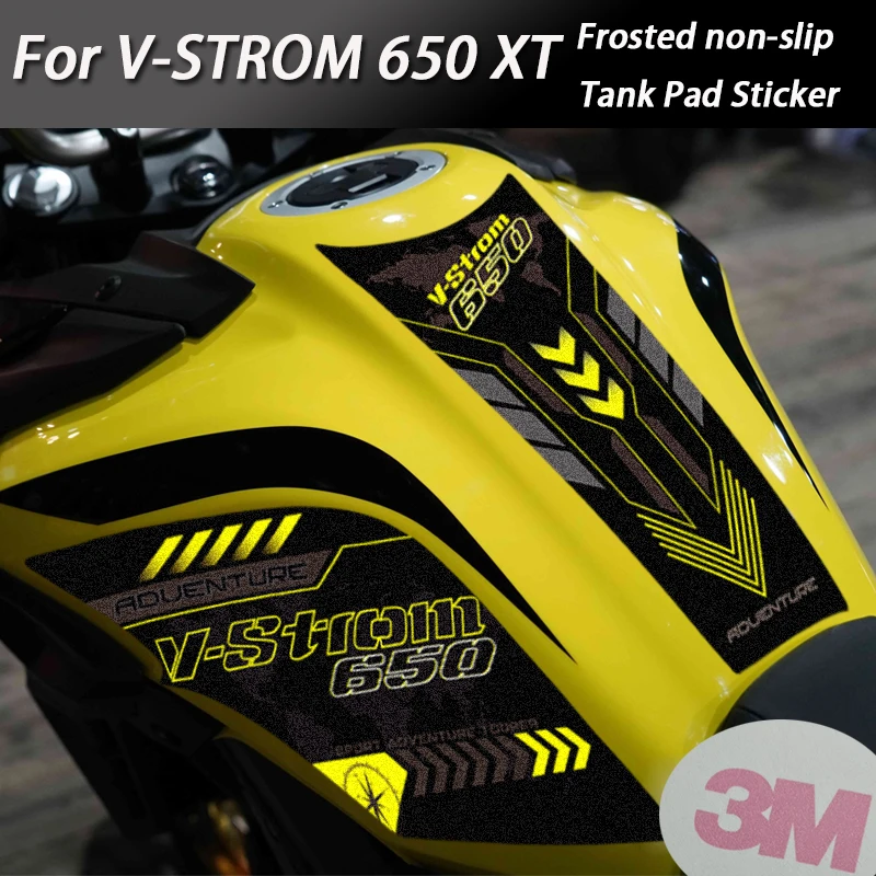 3M Motorcycle Tank Pad Sticker Fuel Gas Cover Protection  Frosted  Decal  For Suzuki Vstrom DL650 DL V-STROM 650 XT