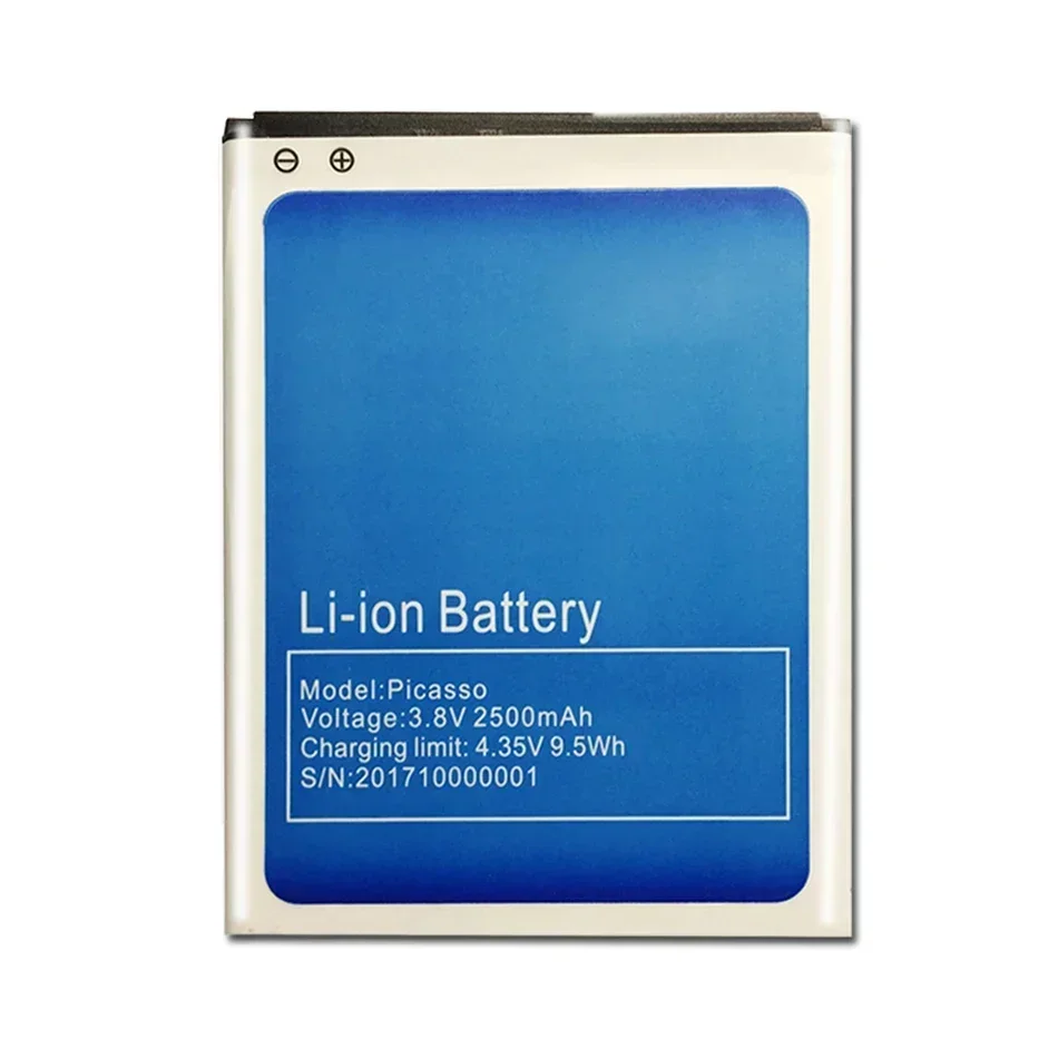 2500mAh High Capacity Replacement Mobile Phone Battery For BLUBOO PICASSO Rechargeable Smartphon Batteries