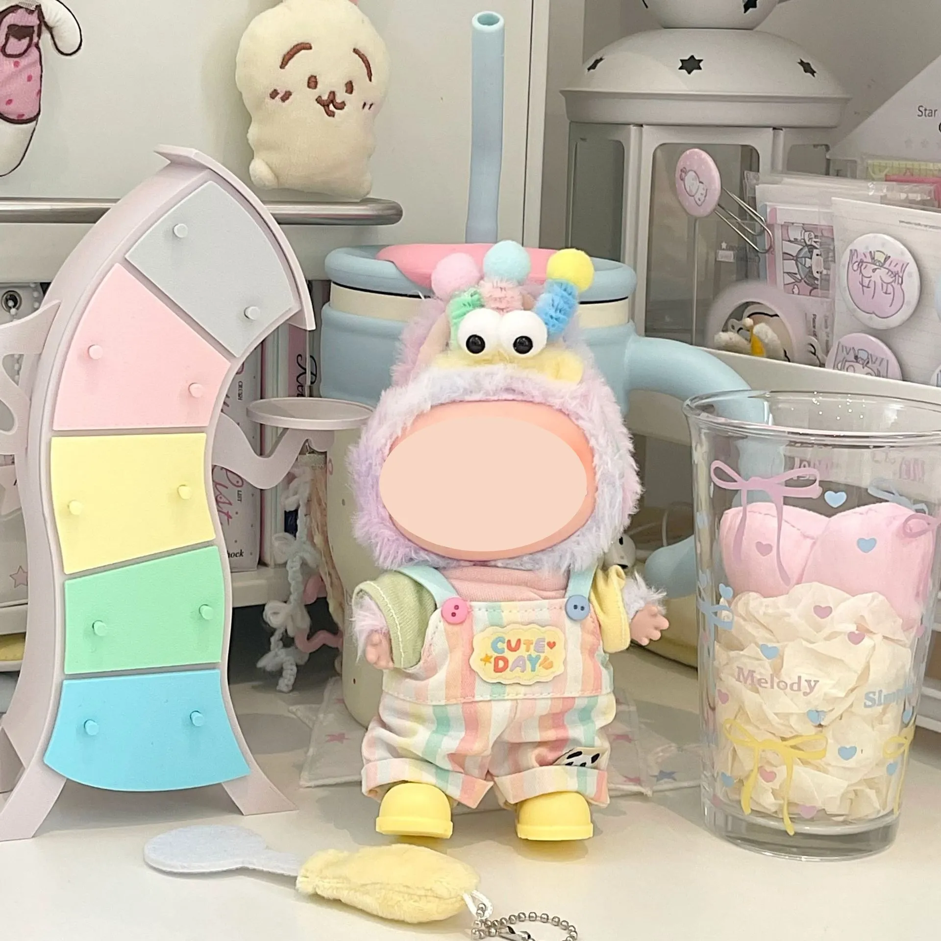 

17cm doll first, second and third generation dress set,dress-up doll clothes,dopamine color