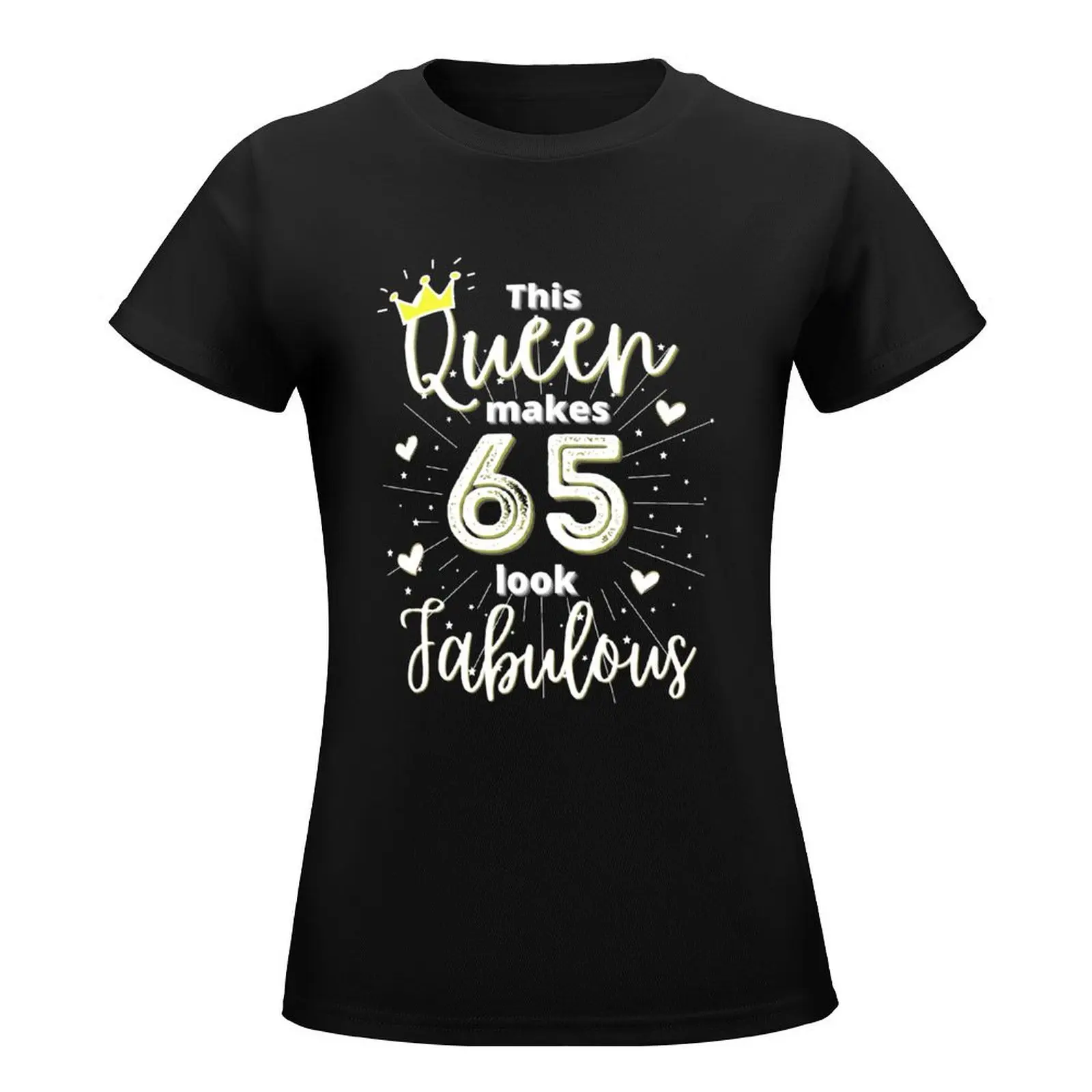 Königinnen werden geboren-diese Königin lässt 65 fabelhaft aussehen-alles Gute Birthday-65th zum Geburtstag-Königinnen werden in July-T-Shirt geboren