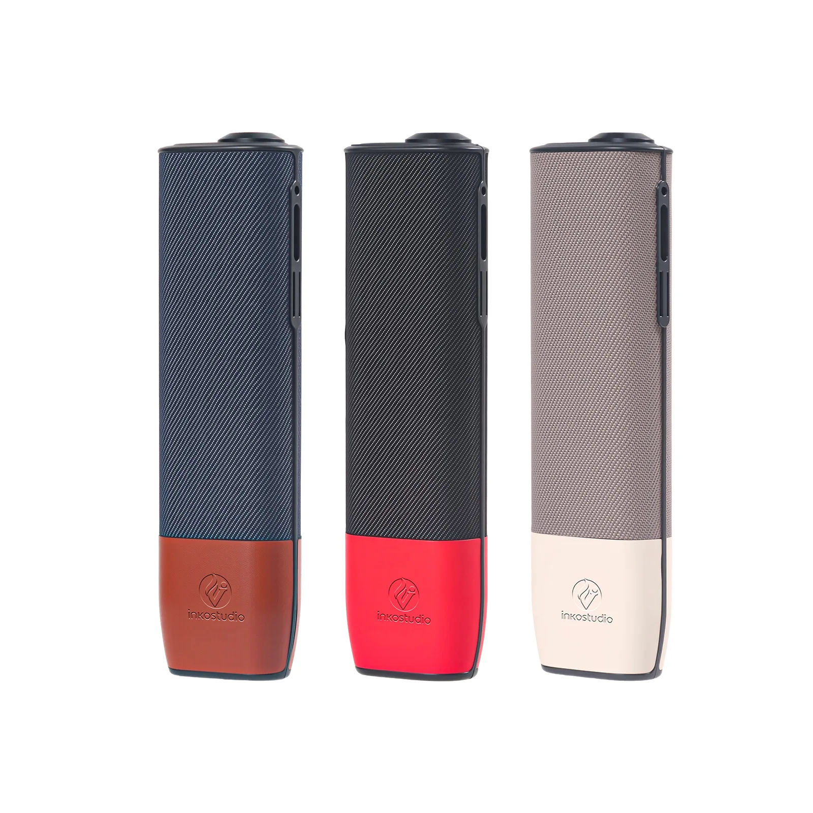 Cover Compatible with Iqos Iluma I One Case Protective Sleeve Shell Denim Fabric + Leather Style Case for The 7/8th Generations