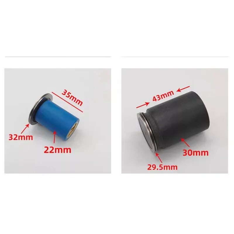 Wire Cut Guide Wheel Pulley Roller 451 OD42*L75mm Brass Seat Guide Wheel Assembly 2 Piece for WEDM Wire Cutting Machine