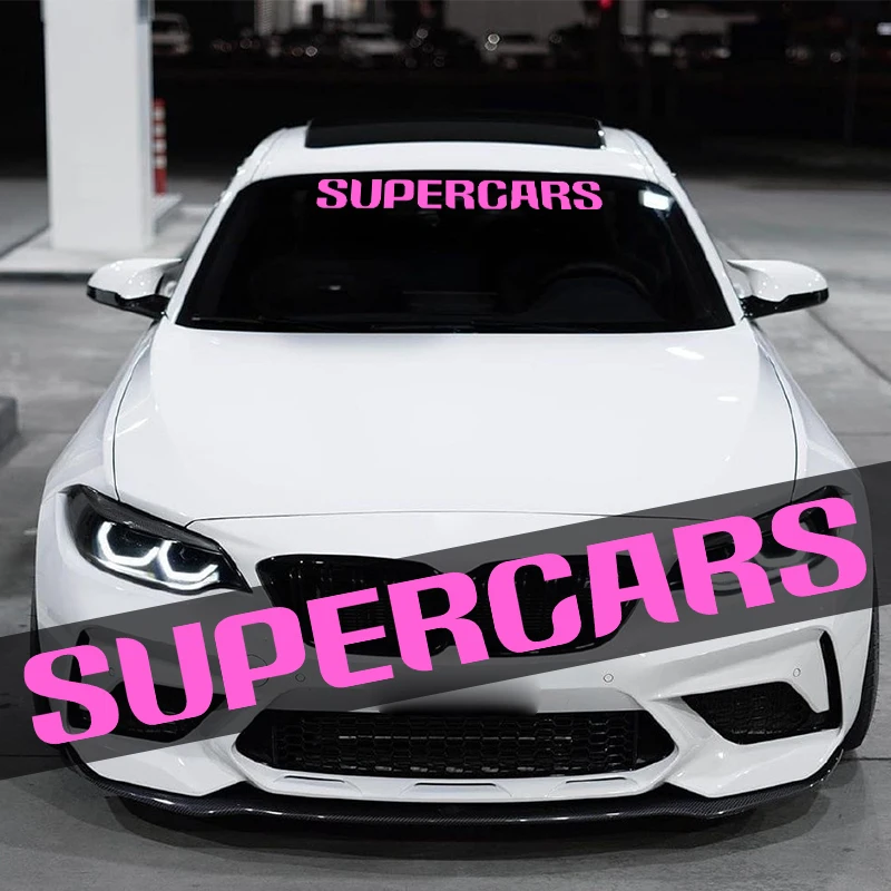 1PC 100CM Custom TEXT Car Stickers Auto Windshield Body Waterproof Self-Adhesive Personalized Boat Body Vinyl Decal