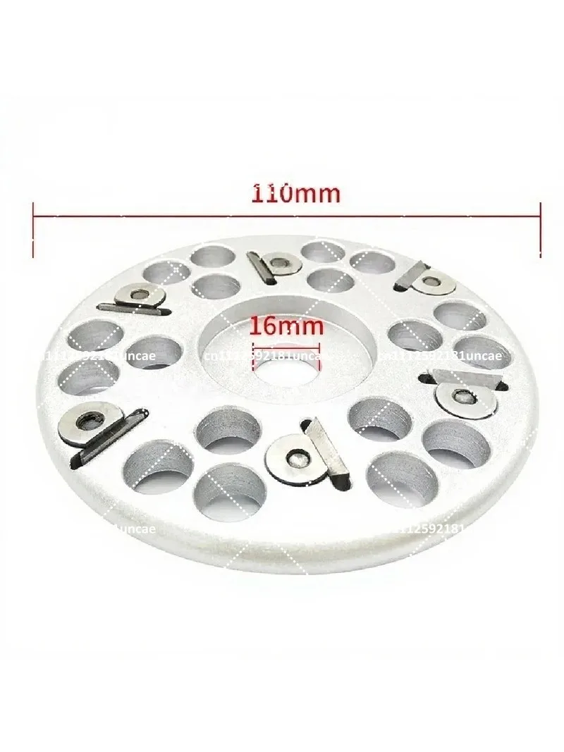 Hoof Trimming Disc Cutter for Cattle Hoof Grinder Machine, 6 Blades, 110mm Outer Diameter, 16mm/22mm Arbor Hole