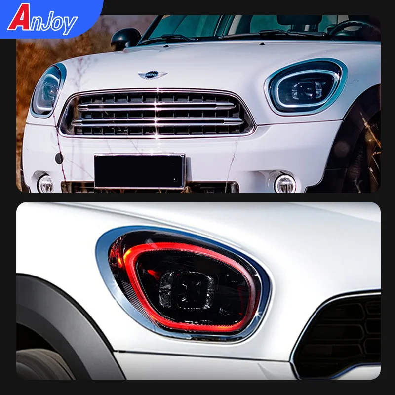 Car Lights For MINI Countryman R60 LED Headlight 2011-2016 Headlights R60 DRL Turn Signal High Beam Angel Eye Projector Le