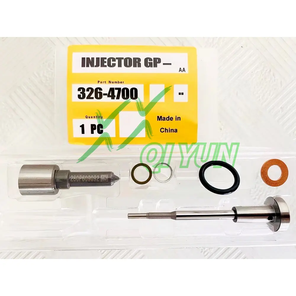 6Sets/Lot. New Common Rail Injector Repair Kits For CAT 320D C6.4 C6 326-4700 32F61-00062