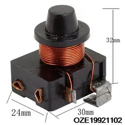 180w 1/4HP Black Plastic Shell Freezer Electric Refrigerator Short Relay Starter