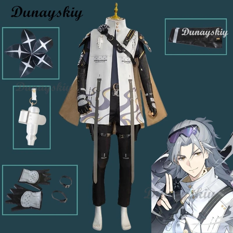 Game Wuthering Wave Qiushui Costume Uniform Chrismas Comic Con Role Play Outfits Party Boy Men's Qiu Shui Customized