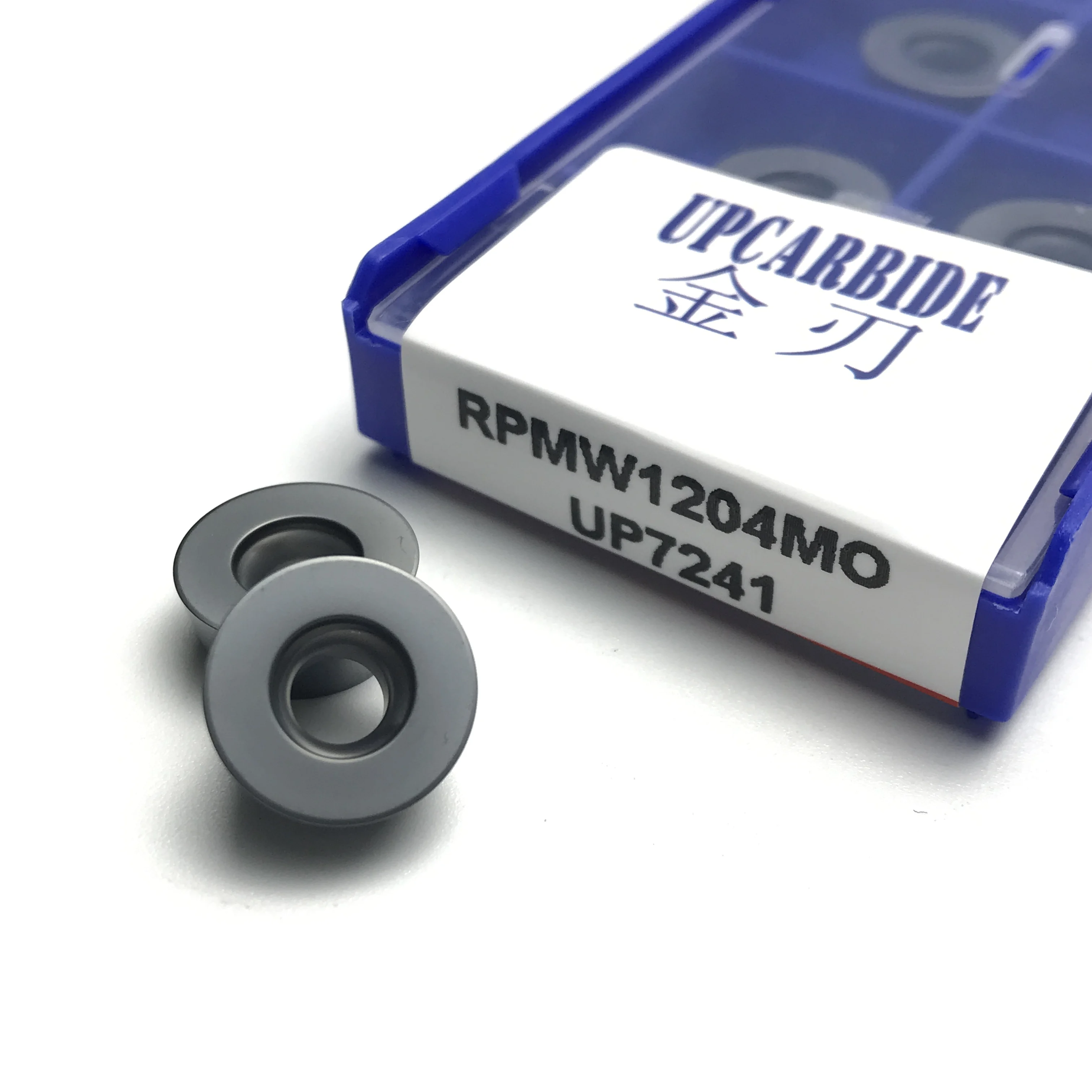 RPMW1204MO PVD Coated Milling Inserts - High Hardness Wear-Resistant Cutting Tools, 10pcs/Box for Metal Machining
