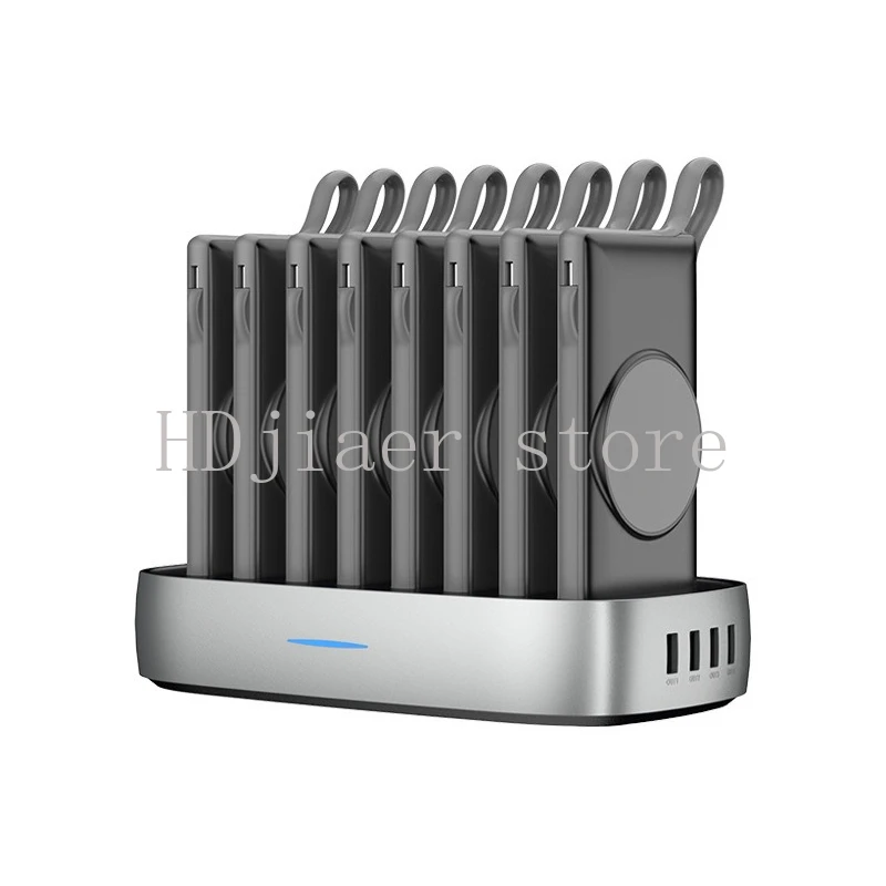 

Shared power bank set, scan-free code rental 10000 mAh self-contained cable, fast charging, magnetic wireless charging