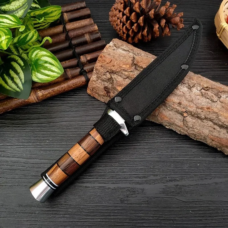 5.5inch Stainless Steel Boning Knife Forged Chef Cutting Knife with Sheath Chef Cooking Knife Meat Cleaver