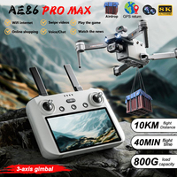 2025 AE86 PRO MAX GPS Drone Professional 8K ESC Camera With 3-Axis Gimbal 5G FPV WiFi Flight 29 Min Brushless RC Quadcopter 10KM