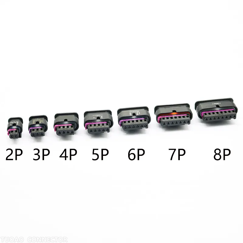 5PCS TE Reversing Radar Harness Sensor Plug   1-2355507-1/1-1718645-1 1-171880-6 4F0973702 4F0973703 4F0973704 1-2141397-1