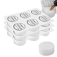 30PCS Tattoo Disposable Dip Foam Sponge Caps Cups Cleaning for Needle and Tip Rinse Dip Clean Tattoo Accessories