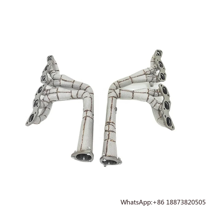 

Выпускные коллекторы для Aston Martin DB9/Rapide V12 6,0L Ss304, длинные трубные коллекторы, выхлопные трубы