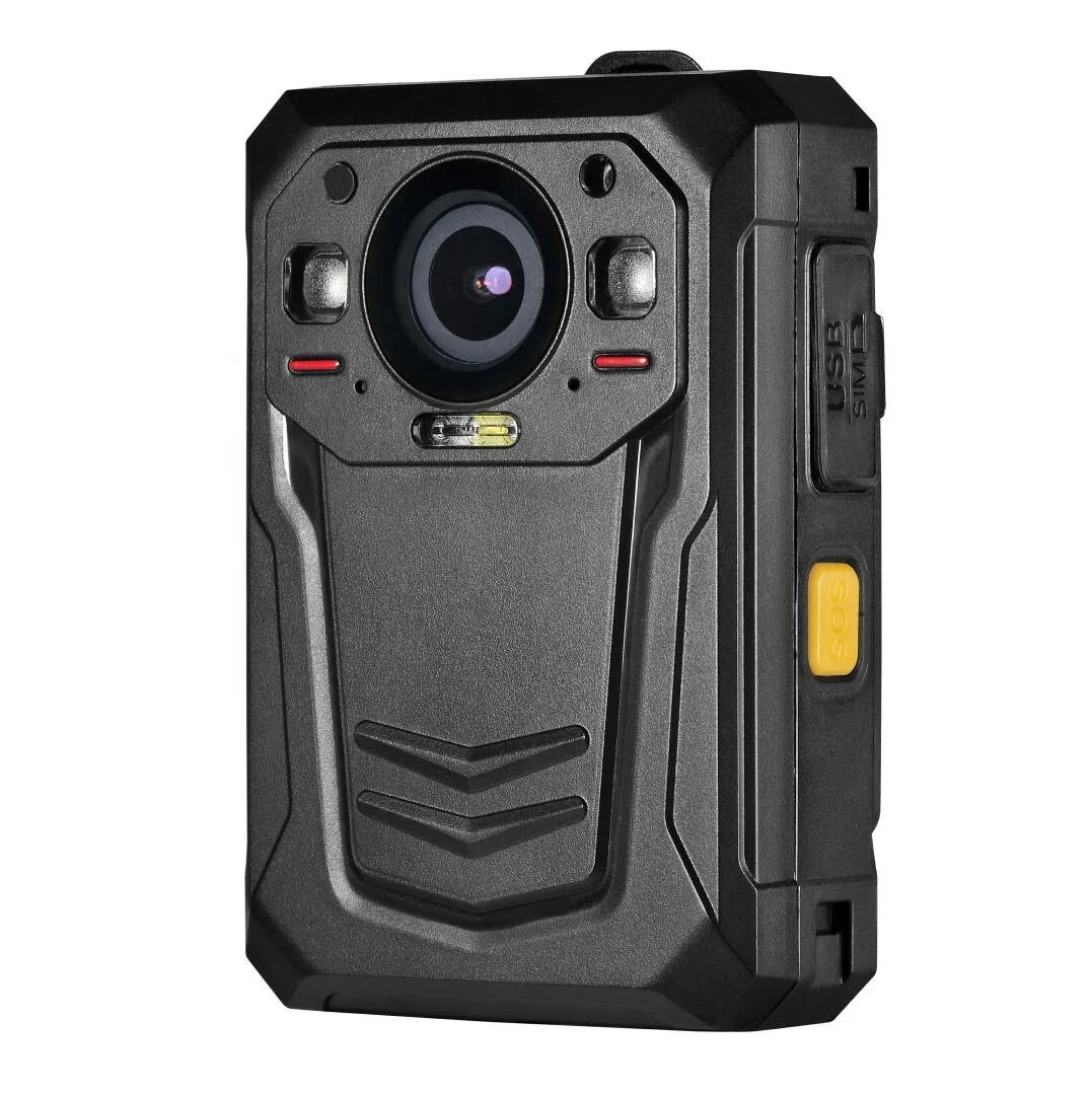 256GB Body Worn Camera 4G/Wifi/GPS Body worn video Face Recognition/EIS/IP68/Night Vision Wearable Recorder