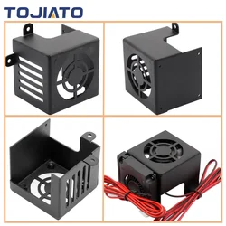 3D Printer Extruder Fixed DIY Metal 24V Cooling Fan Cover Print Head Fan Duct with Fan for Ender 3 Ender 3 pro CR10 Series