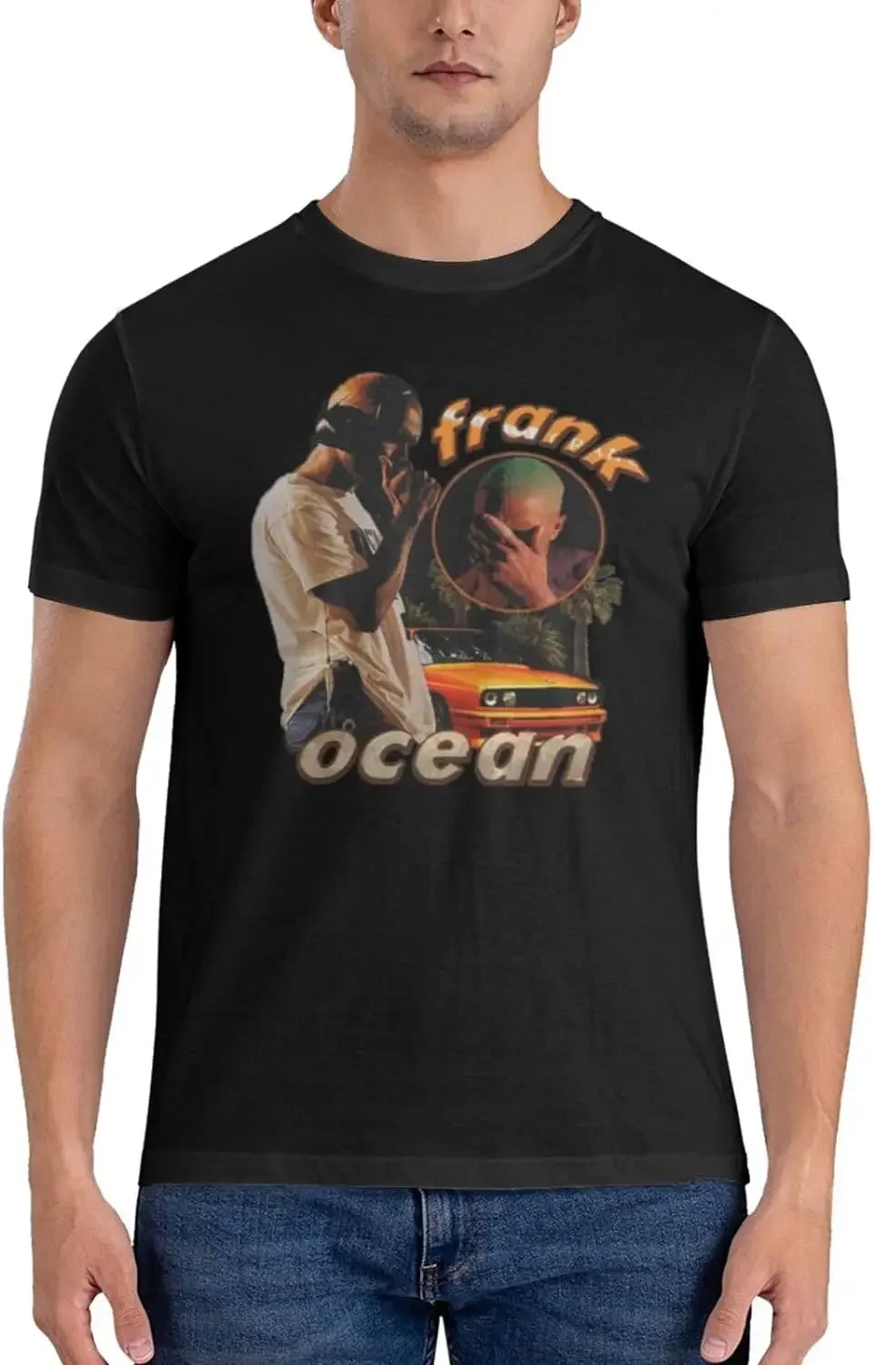 Unisex Cotton Shirt Men's Short Sleeved T-Shirt Women's Fashionable Round Neck Shirt
