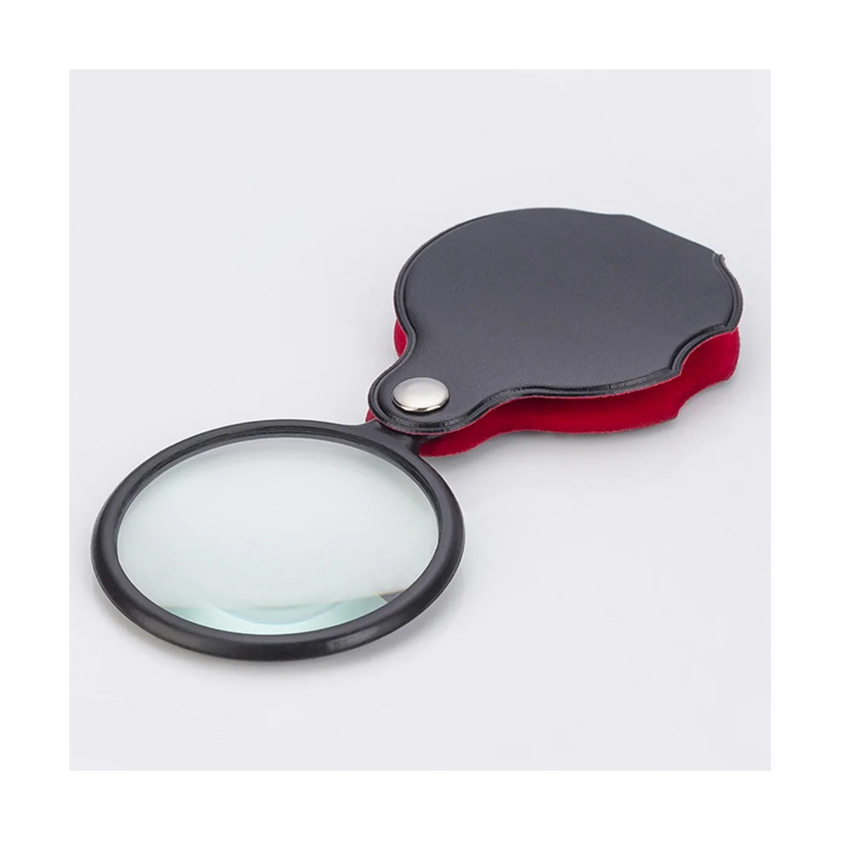 10-Piece 50Mm Folding Magnifying Glass is Used for Reading Books, Viewing Electronic Products and Jewelry