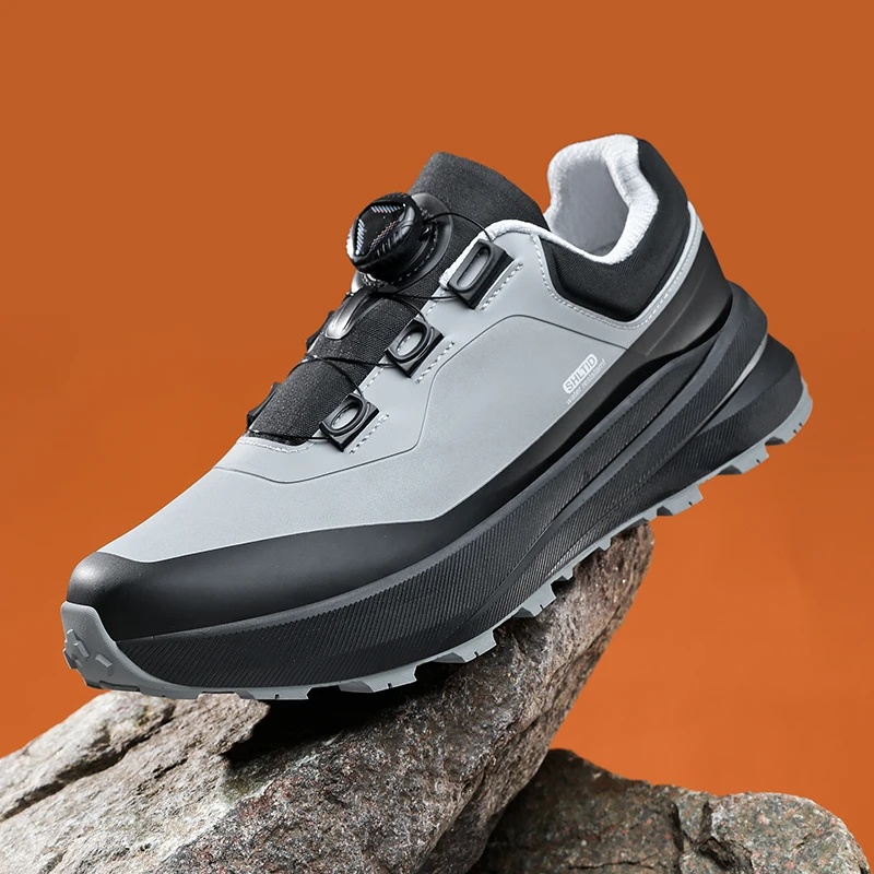 

Походная обувь с быстрой шнуровкой для мужчин, уличная прогулочная обувь, мужские походные кроссовки для мужчин, профессиональная мужская обувь для горного туризма