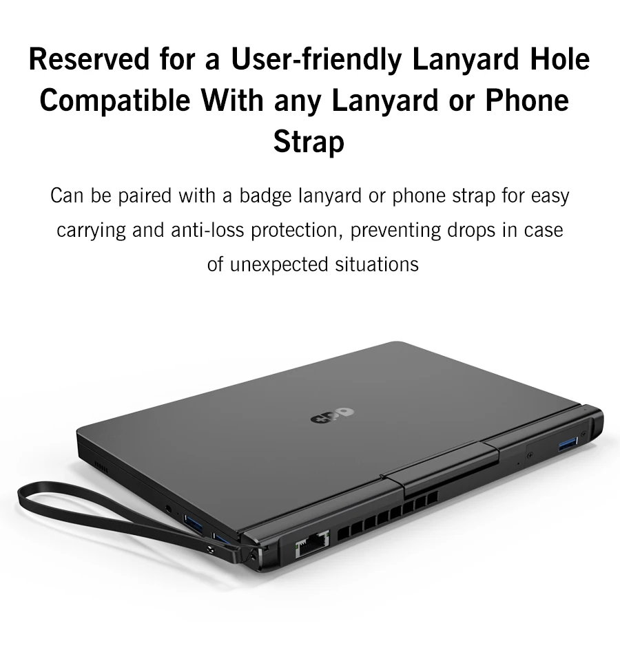 GPD Pocket 3 8'' Mini Handheld Laptop Intel Pentium Gold 7505 Touchscreen 180° Foldable Portable Notebook 16GB LPDDR4X 512GB SSD