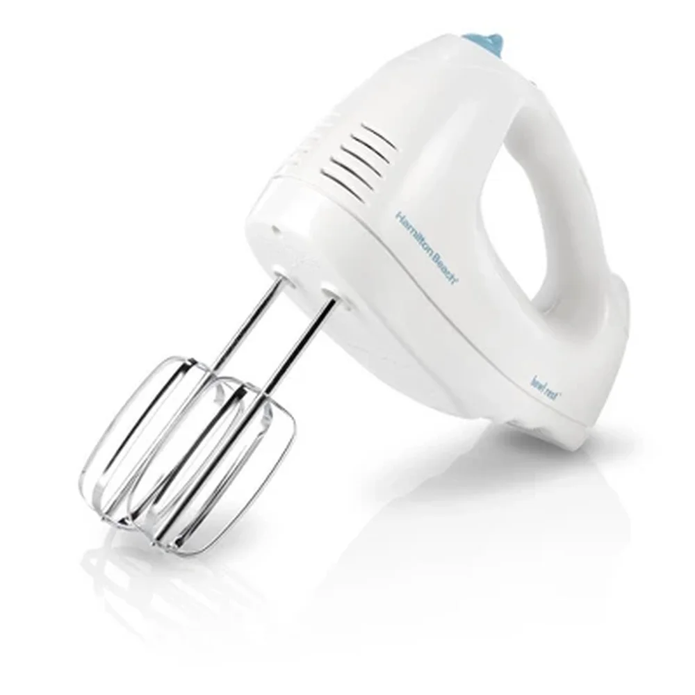 6 Speed Hand Mixer 250W Portable Electric Mixer Dishwasher Safe Beaters Bowl Rest Feature QuickBurst Button Kitchen Baking Tool