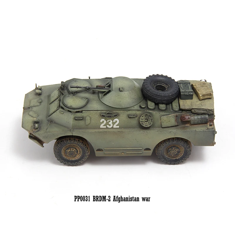 

1: 72 Proportions BRDM-2 Armored Reconnaissance Vehicle Afghanistan War Plastic Finished Simulation Model Men's Gift